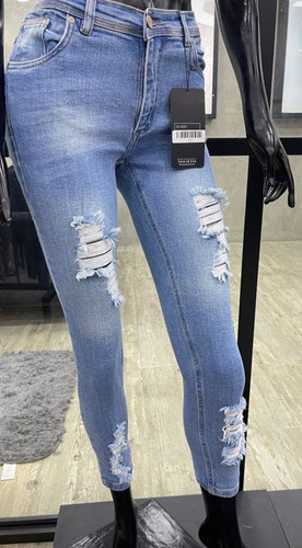 Jeans Clasicos Y Destroyed- Corte Alto Isis Jeans  