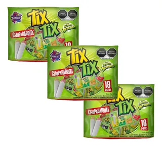 Caramelos Sonrics Barritas Tix Tix Bolsa 54 Piezas Dulces