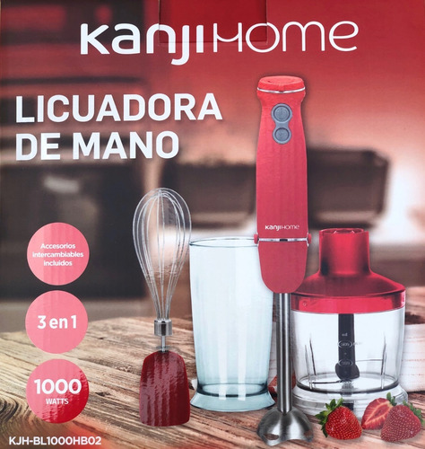 Mixer Kanji KJH-BL1000HB02 rojo 220V 1000W