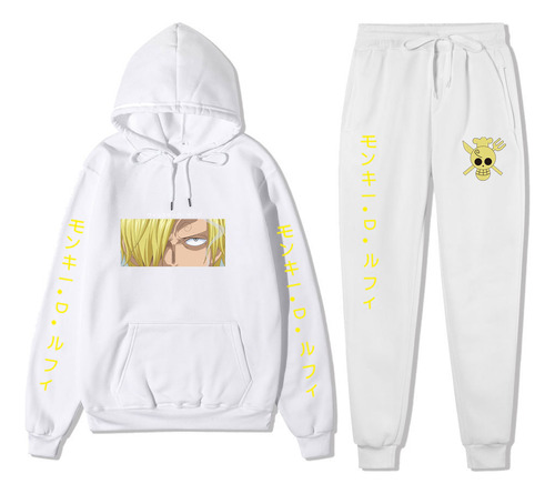 One Piece Set Animation Sweat Pants Set Printing