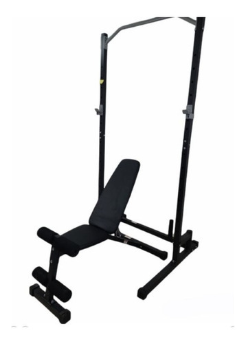 Rack Para Sentadilla Con Banca Aparatos De Gym Multiuso Pro