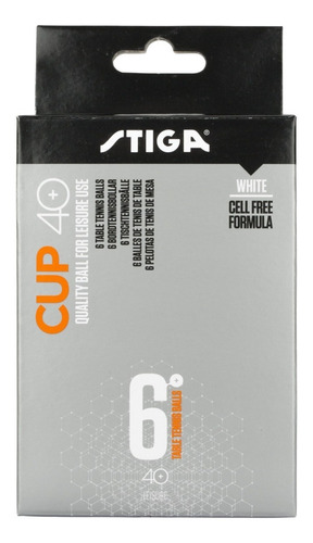 Pelotitas De Ping Pong Stiga Tenis De Mesa Cup Pack X 6