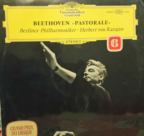 Vinilo Beethoven Karajan 1962 Grammophon Excelente Estado.