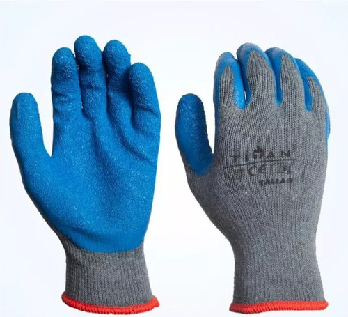 Guantes De Trabajo Flex Palma De Látex Pack 12 Pares