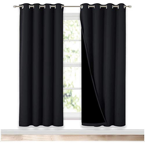 Nicetown Cortinas Opacas 100% Para Ventana, Cortinas De Bloq