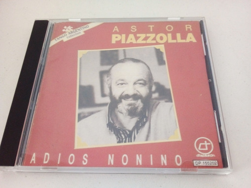 Astor Piazzolla - Adiós Nonino - Cd Tango (sello Diapason)