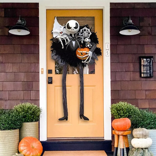 2pcs Halloween Wreath Decoraciones Colgantes