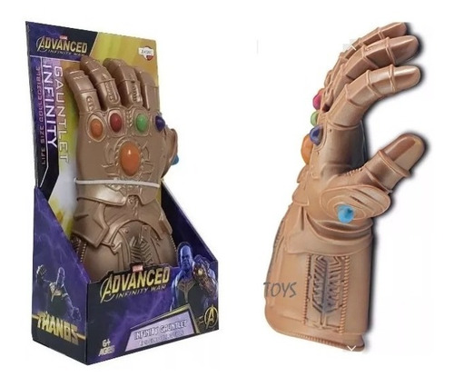 Guante De Thanos Guantelete Gemas Infinito Flexible Avengers