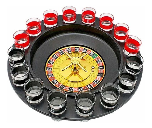 Juego Ruleta Rusa Shots Casino Bar Rueda Giratoria Divertida