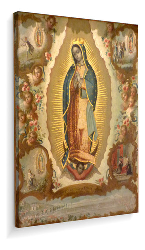 Quadro Tela Canvas Juan Sáenz Nossa Senhora Guadalupe 75x96