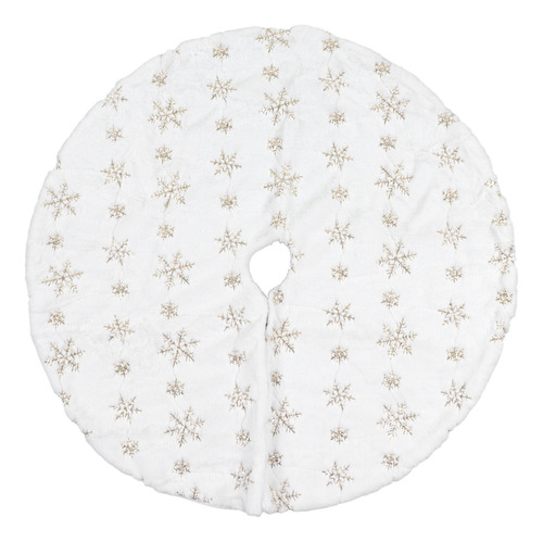 Falda Blanca Para Árbol De Navidad De 35.4 Pulgadas, Forma R
