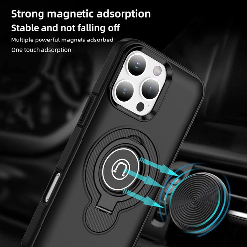 Funda Uso Rudo Con Anillo 360 Y Soporte Para iPhone 11/12/13