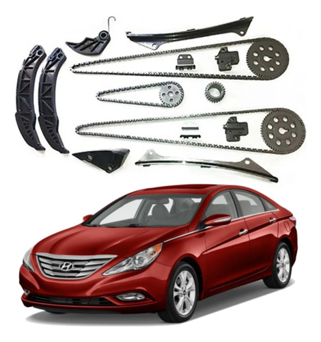 Kit Distribuicao Hyundai Sonata 3.3 24v. V-6 2013/.. - G6df