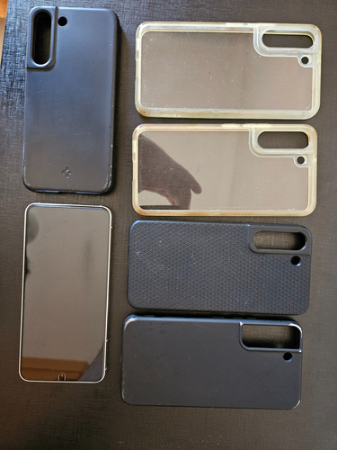 Samsung Galaxy S22 5g 128gb 8gb Ram Branco Mais Capas Spigen Branco (Usado)