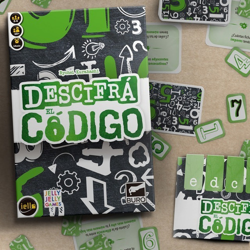 Imagen 6 de 6 de Juego De Mesa Estrategia Descifrá El Código Buró