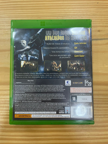 Resident Evil 4 Xbox One Mídia Física Semi Novo (Usado)