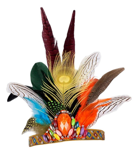 Diadema De Plumas Tocado Banda For El Cabello Niños