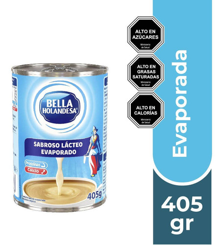 Bella Holandesa Leche Evaporada 405 Gr