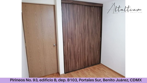 Venta Departamento Calle Pirineos No. 93, Edificio B, Depto.b103, Portales Sur, Benito Juarez, Cdmx Pma26-di