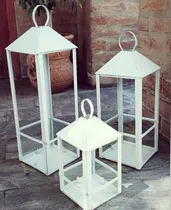 Comprar Set De 3 Faroles  Fanales Para Velas