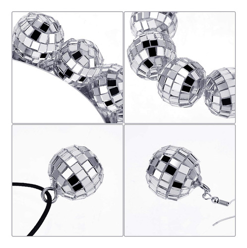 Accesorios De Bola De Discoteca, Disfraz De Discoteca De Los
