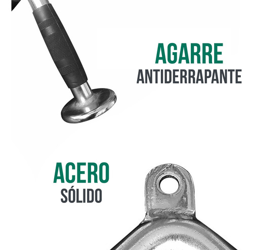 Agarre Maneral Accesorio Tipo V Con Protector Gym Tayga