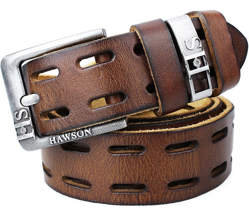 Hawson Cinturón De Cuero Genuino De Grano Completo Para Homb