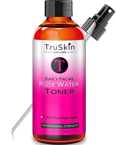 Rose Agua Toner Facial Spray - Astringente Natural De La Car