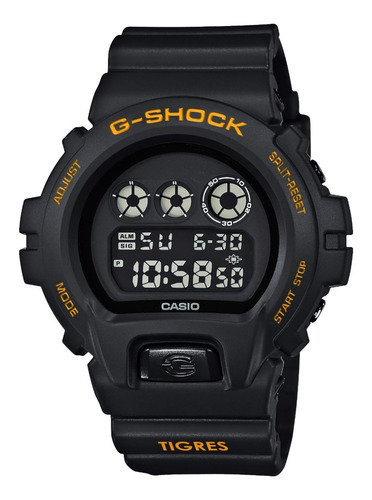 Imagen 1 de 9 de Reloj Casio G-shock Colab Especial Club Tigres Dw-6900ct22-1