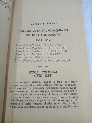 Los Toros En Bogotá - Pardo Umaña - 1946