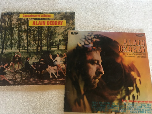 Lote Vinilos 2 Alain Debray - Casualmente Clásico Cumparcita (Usado)