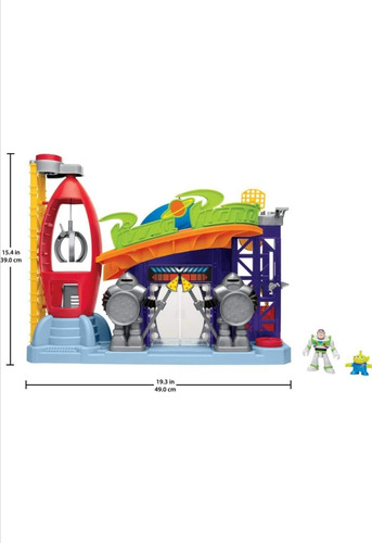 Imaginext Toy Story Escenario Pizza Planeta Con Muñeco Buzz