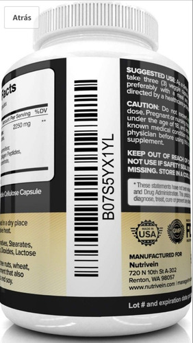 Imagen 6 de 7 de Multi-colageno 3300mg Tipo I, Ii, Iii, V & X - Capsulas Gel
