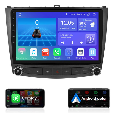 Hizpo Radio De Coche Android 12 Para Lexus Is250 200 300 350