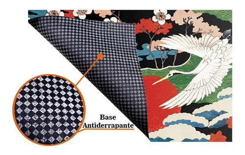 Imagem 2 de 6 de Jogo Americano 4 Peças Decorativo Mesa Jantar Oriental Novos