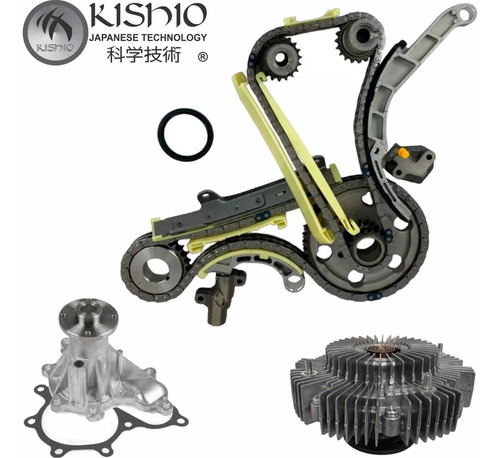 Kit Distribución Bomba Agua Y Fan Clutc Pickup D23 2.5 08-15