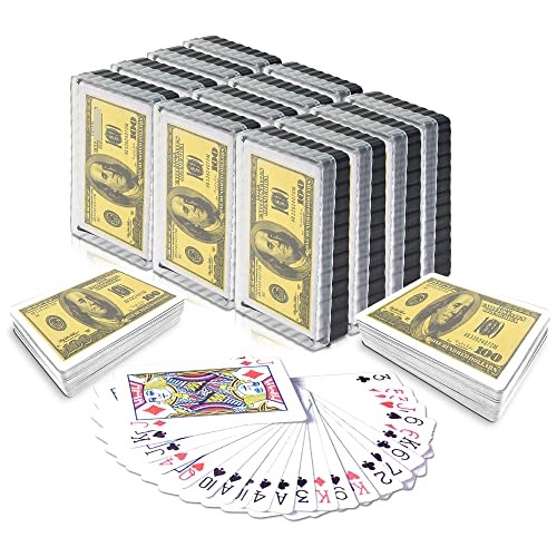 Juego De Cartas - 100 Dollar Bill Playing Cards - Paquete De