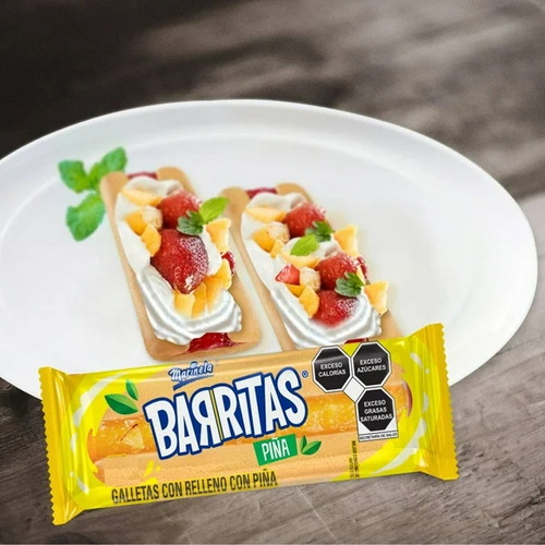 Barritas Marinela Piña Con 28 Pzas De 55 G C/u
