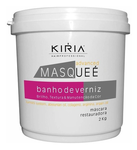 Máscara Restauradora Masqueé Banho De Verniz - 2kg