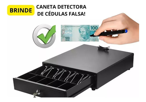 Caixa Registradora De Dinheiro - Modelo Automática E Manual