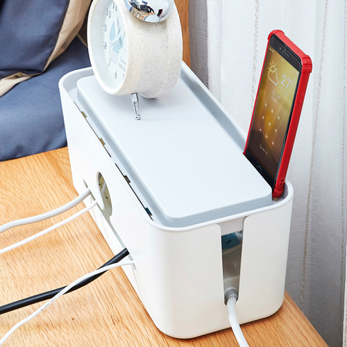 Caja De Gestión De Cables Con Soporte Para Teléfono Para Uso