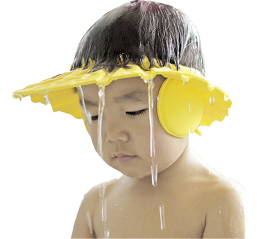 Gorro Sombrero Ducha Bebe Baño Visera Proteccion Ojos