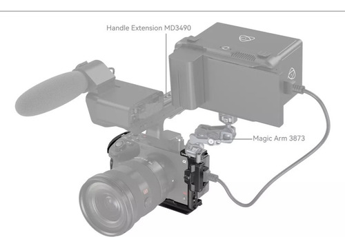 Cage Smallrig Em Aluminio Para Sony Fx30 E Fx3 Nato Rail