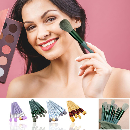 Set De 13 Brochas De Maquillaje Portátiles R Beginner's Set