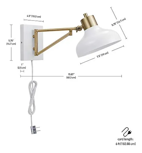 Globo Eléctrico Berkeley 51344 Aplique De Pared Para Brazo L