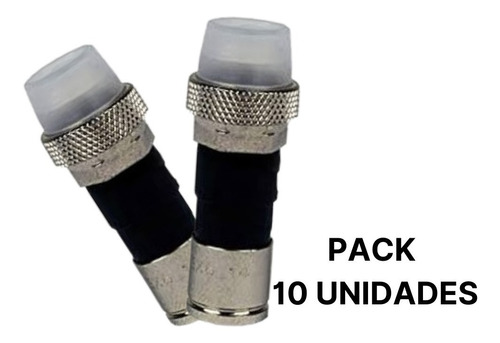 Conectores Rg6 - Pack 10 Unidades, Compresion, Cable Coaxial