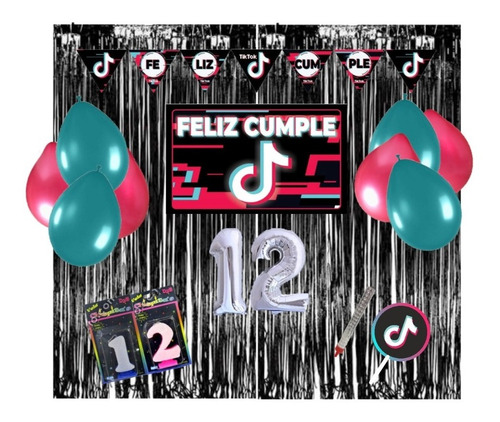Tik Tok - Kit Decoración Cumpleaños En Casa