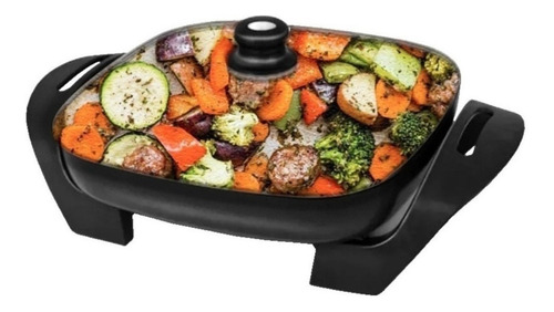 Sartén eléctrica calor Winco W54 - Negro 1500W