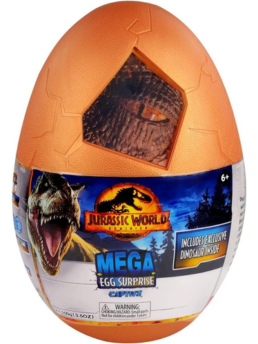 Mega Huevo De Dinosaurio Sorpresa De Jurassic World 