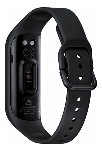 Samsung Galaxy Fit2 (Bluetooth) Sport 1.1" caja 46.6mm de plástico negra, malla black de tpu y bisel negro de dlc SM-R220